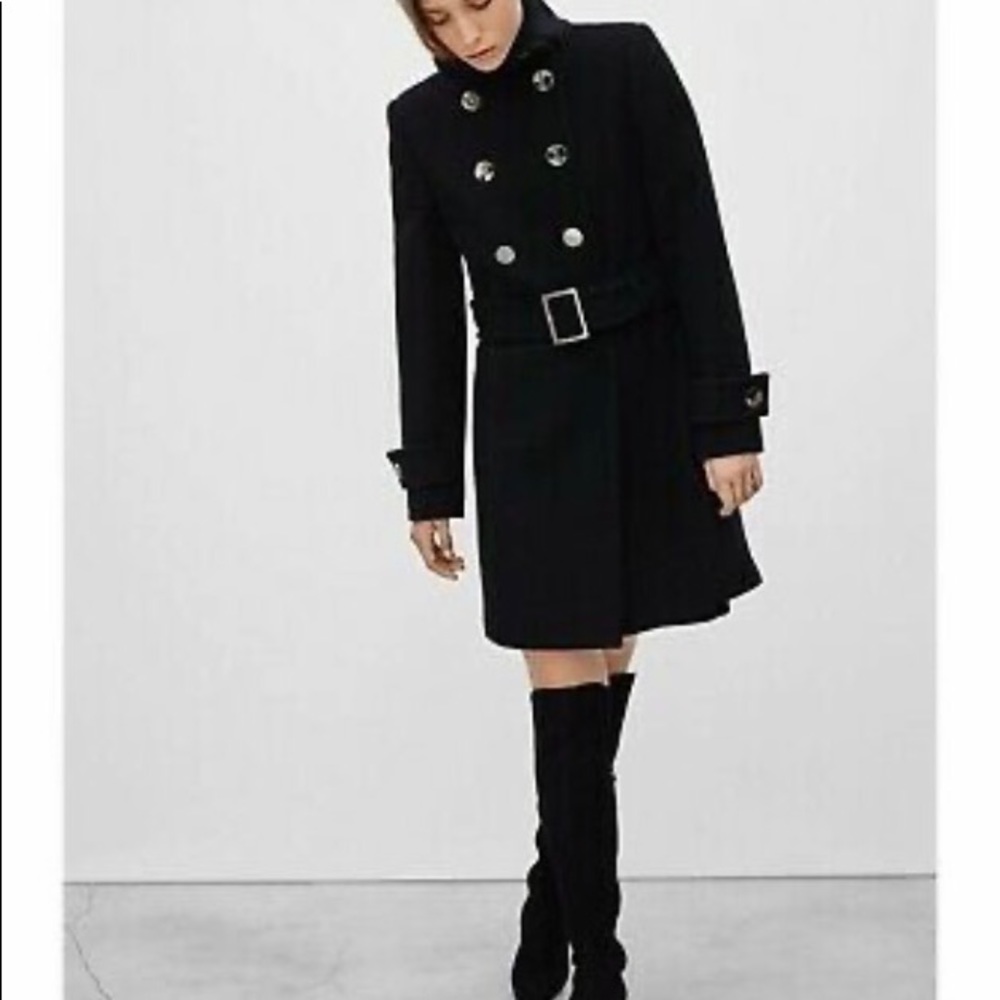 Aritzia Babaton Bromley Double Breasted Wool/Cashmere Coat